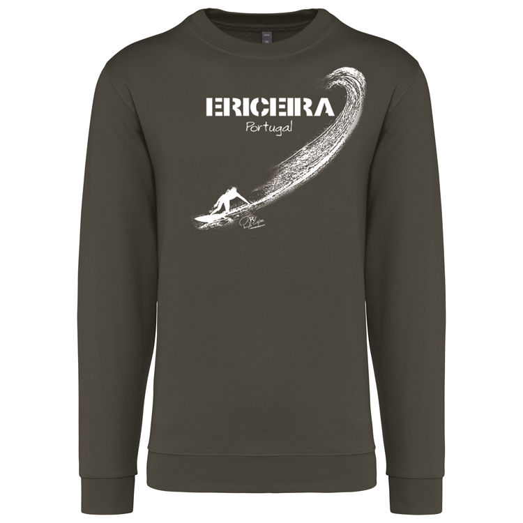 Sweatshirt Kariban sem Capuz Surf Ericeira