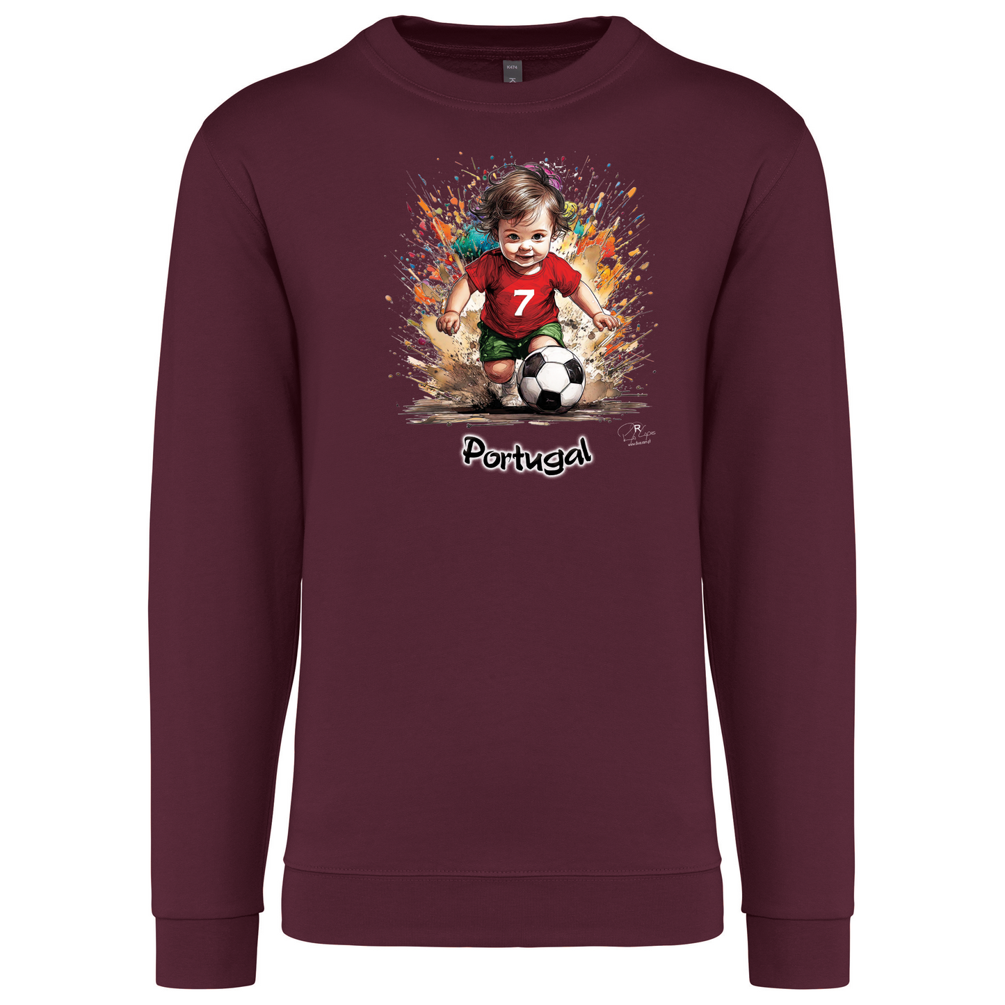 Sweatshirt Kariban sem Capuz 7 Portugal