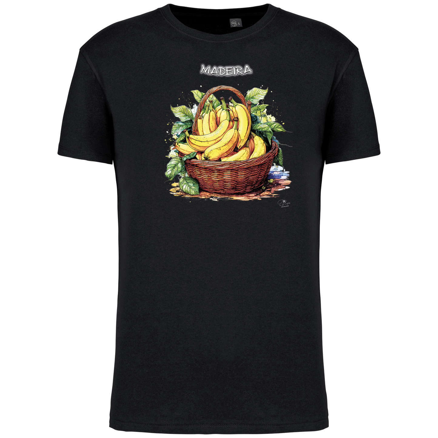 T-Shirt Algodão Biológico Cesto Bananas