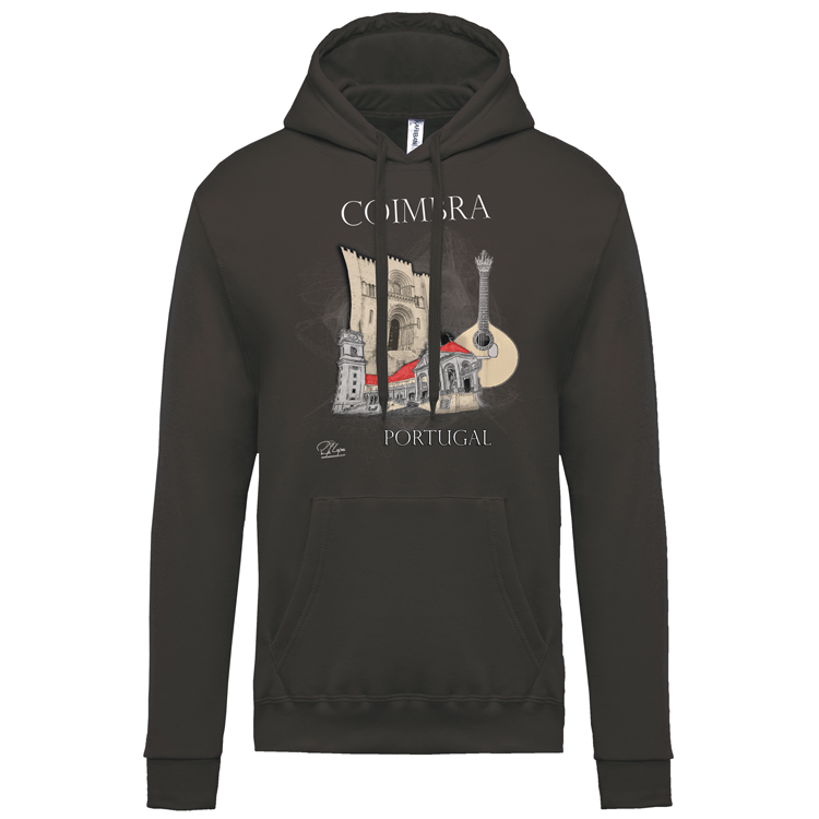 Sweatshirt Kariban com Capuz Sé de Coimbra