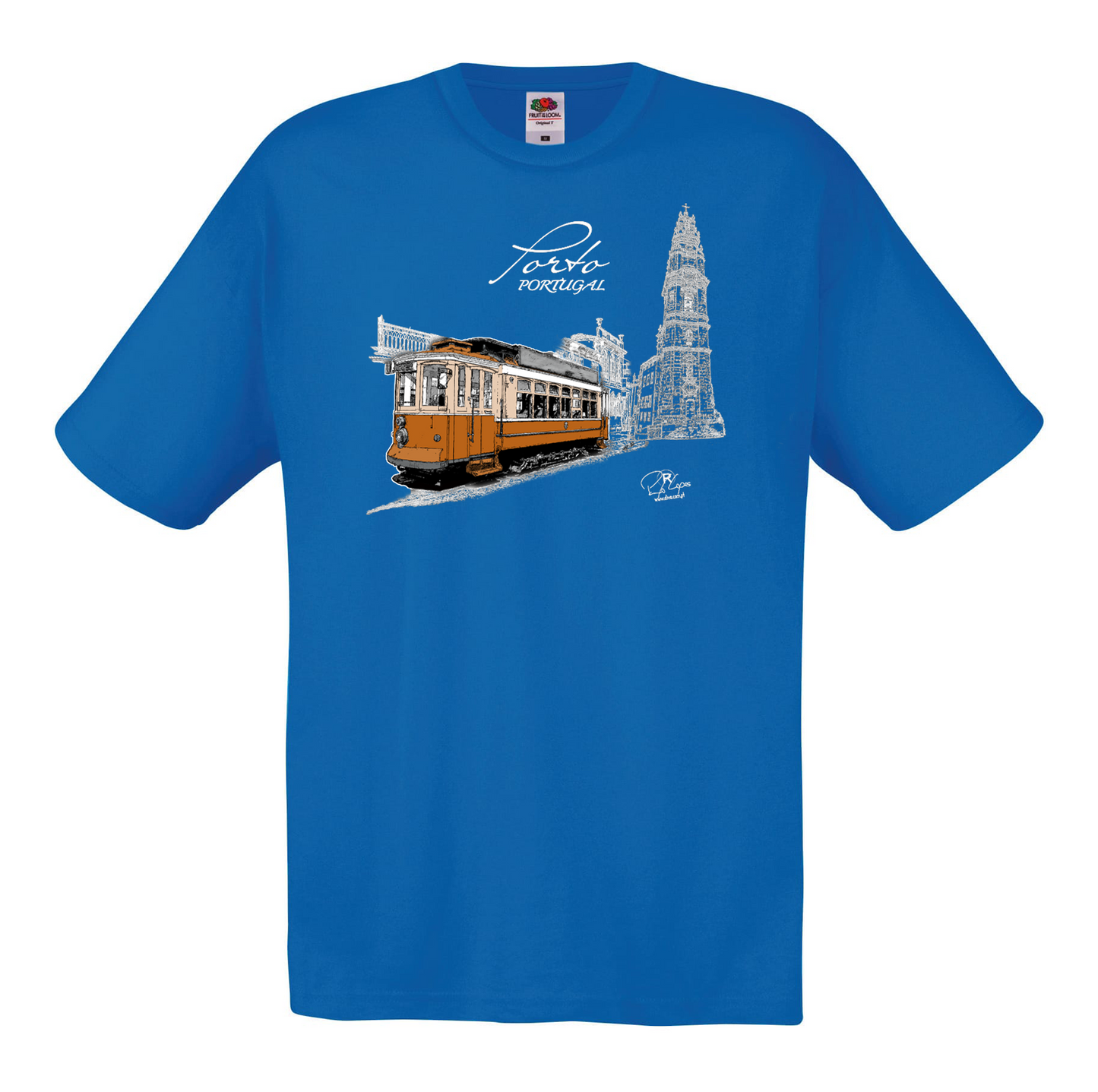 T-shirt Fruit of the Loom, Original 145g, Clérigos