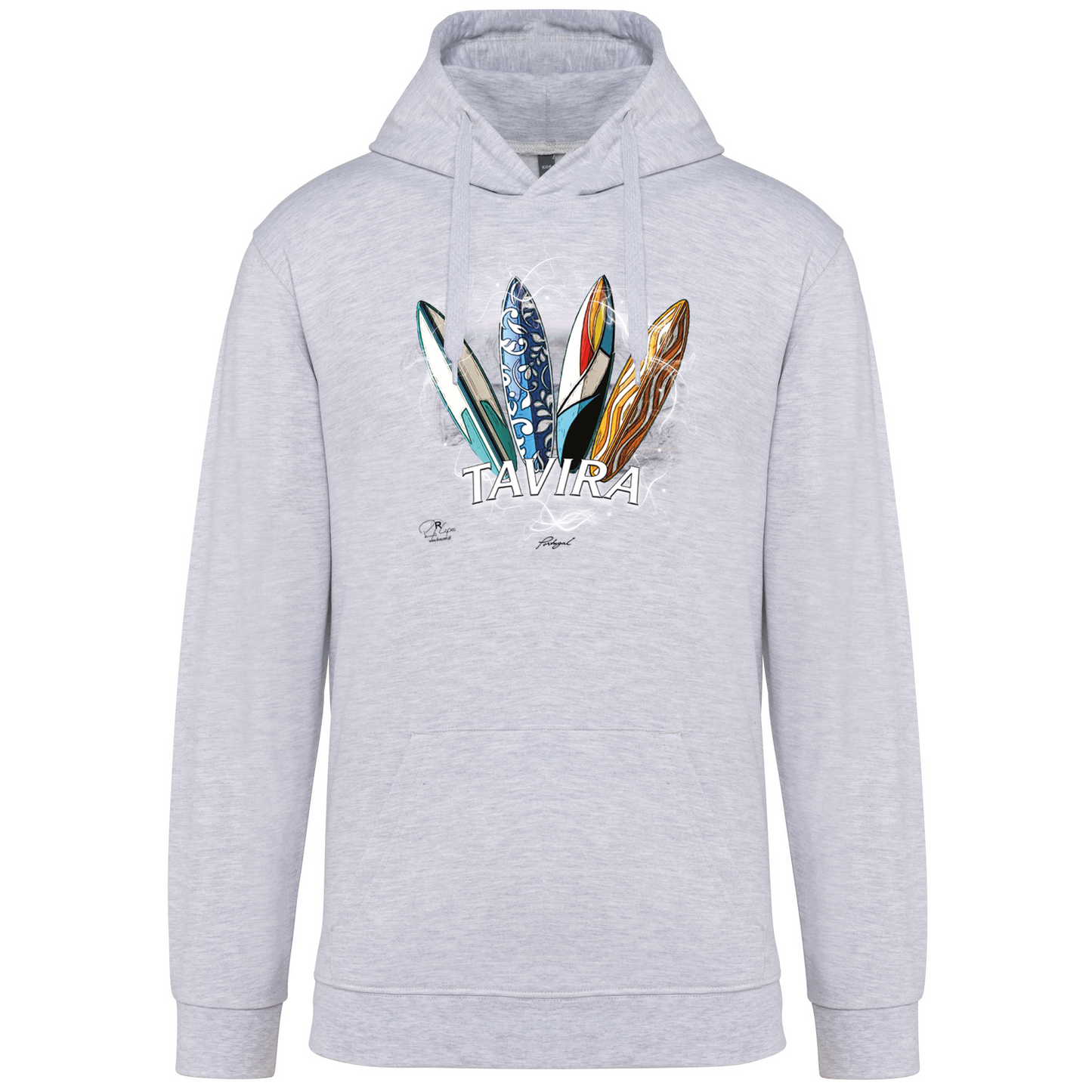 Sweatshirt Kariban com Capuz Surfboards Tavira