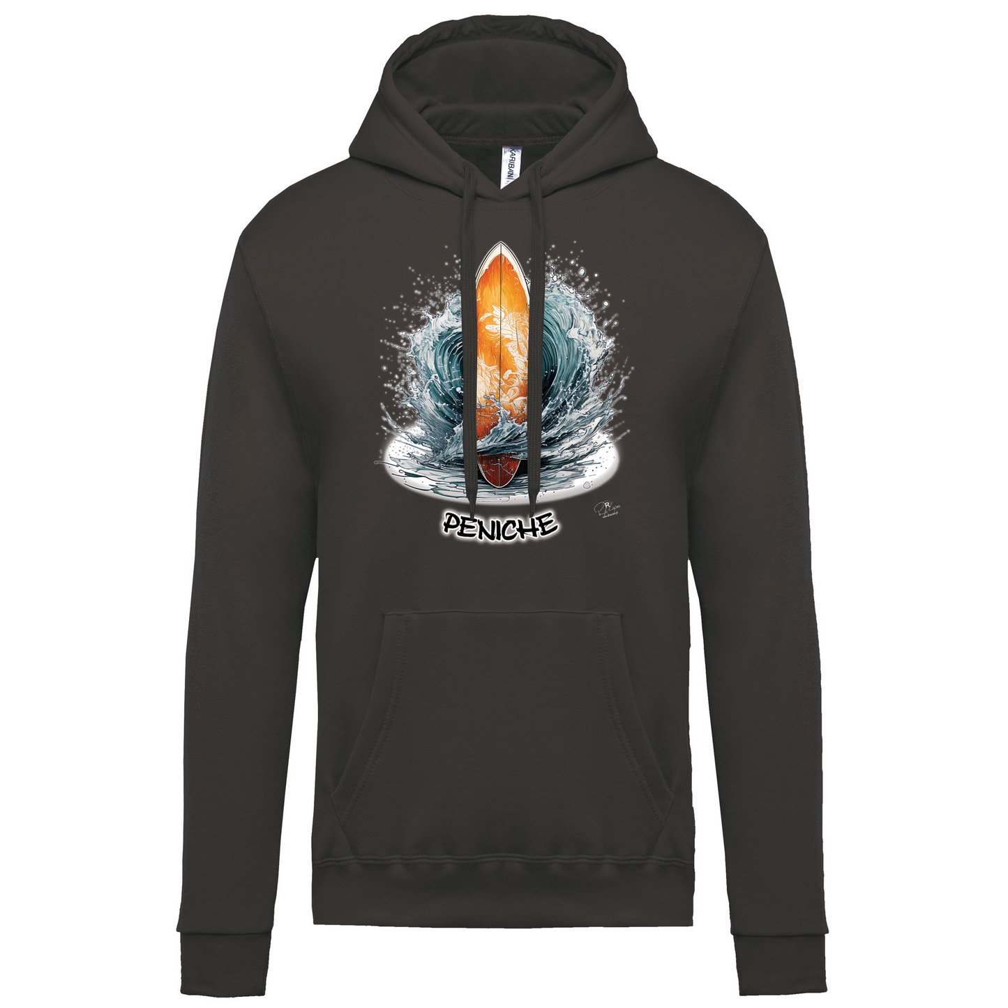 Sweatshirt Kariban com Capuz Prancha Peniche