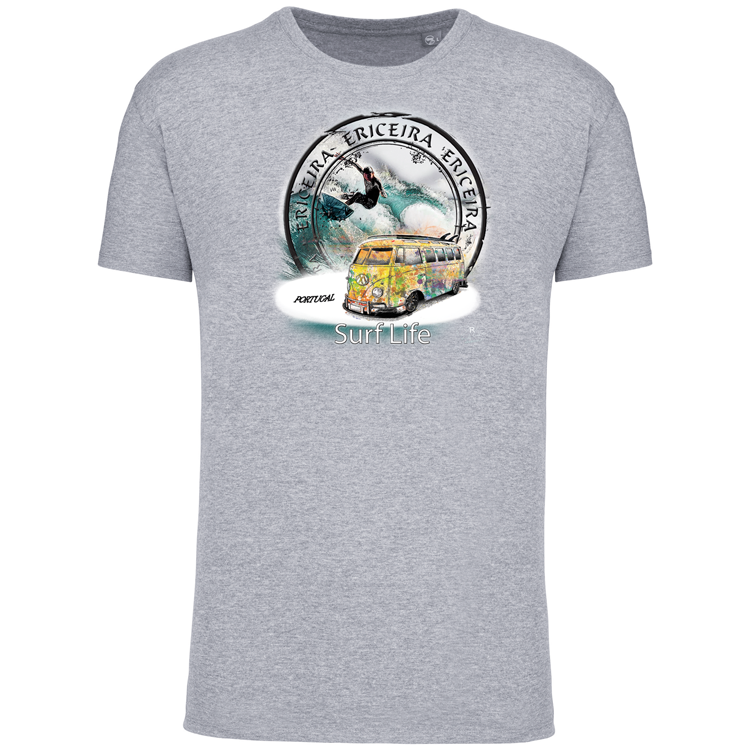 T-Shirt Algodão Biológico Surf Life Ericeira