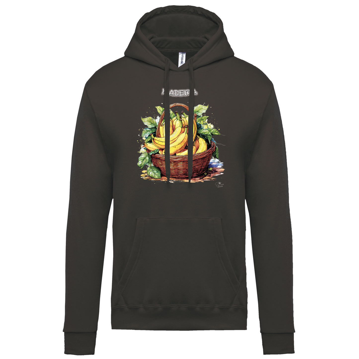 Sweatshirt Kariban com Capuz Cesto Bananas