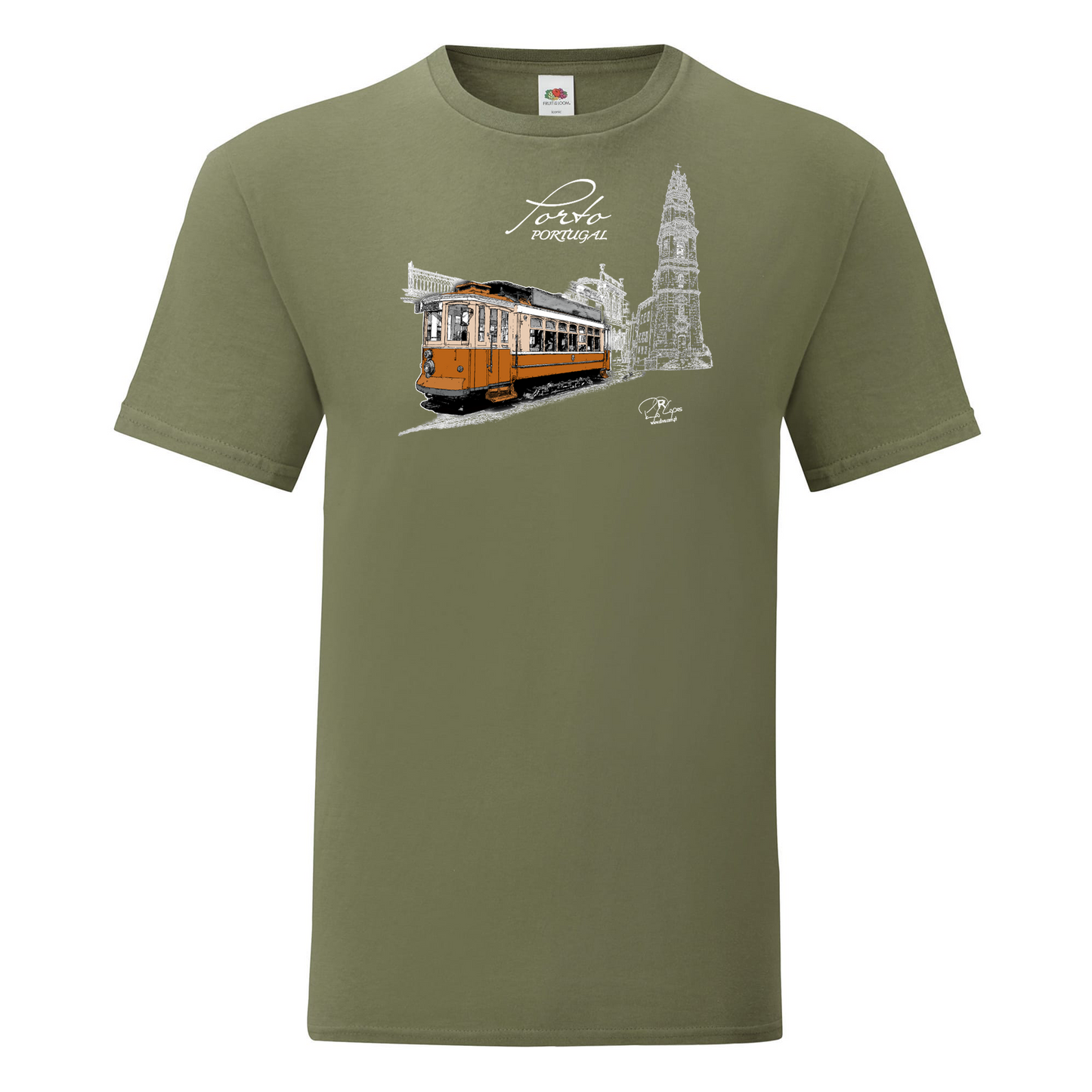 T-shirt Fruit of the Loom, Iconic, 150g, Clérigos