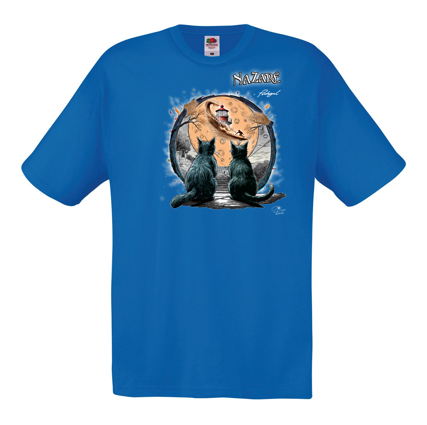 T-shirt Fruit of the Loom, Original 145g, Luar Nazaré