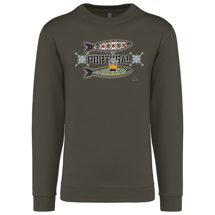 Sweatshirt Kariban sem Capuz Duas Sardinhas Coimbra