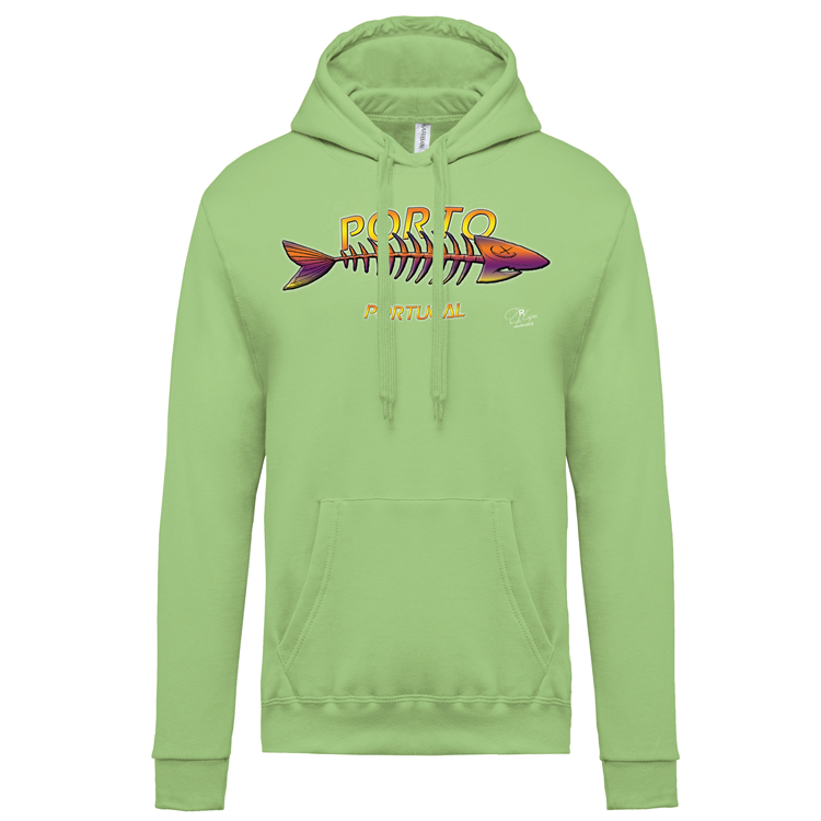 Sweatshirt Kariban com Capuz Espinha Porto