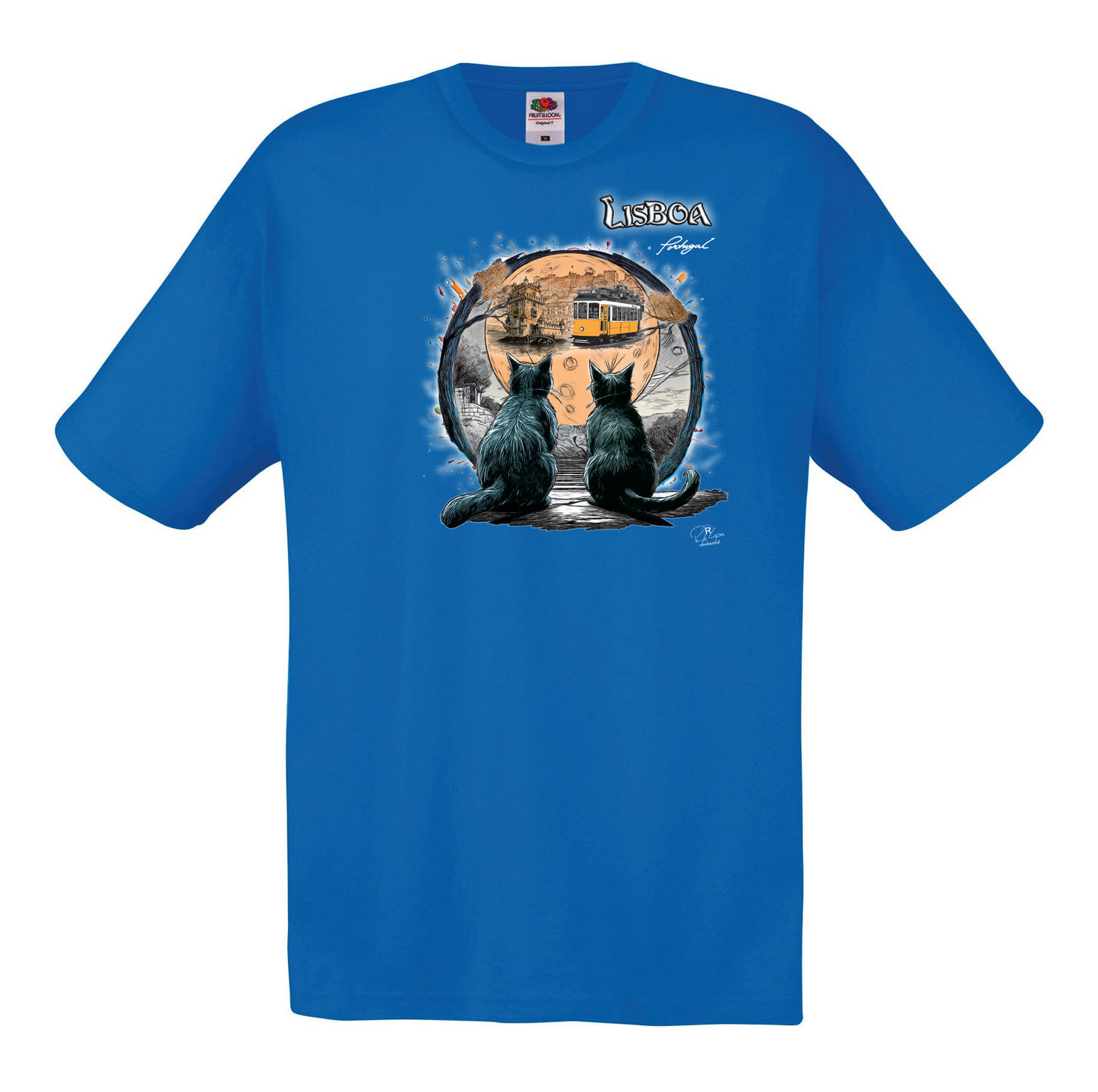 T-shirt Fruit of the Loom, Original 145g, Luar Lisboa