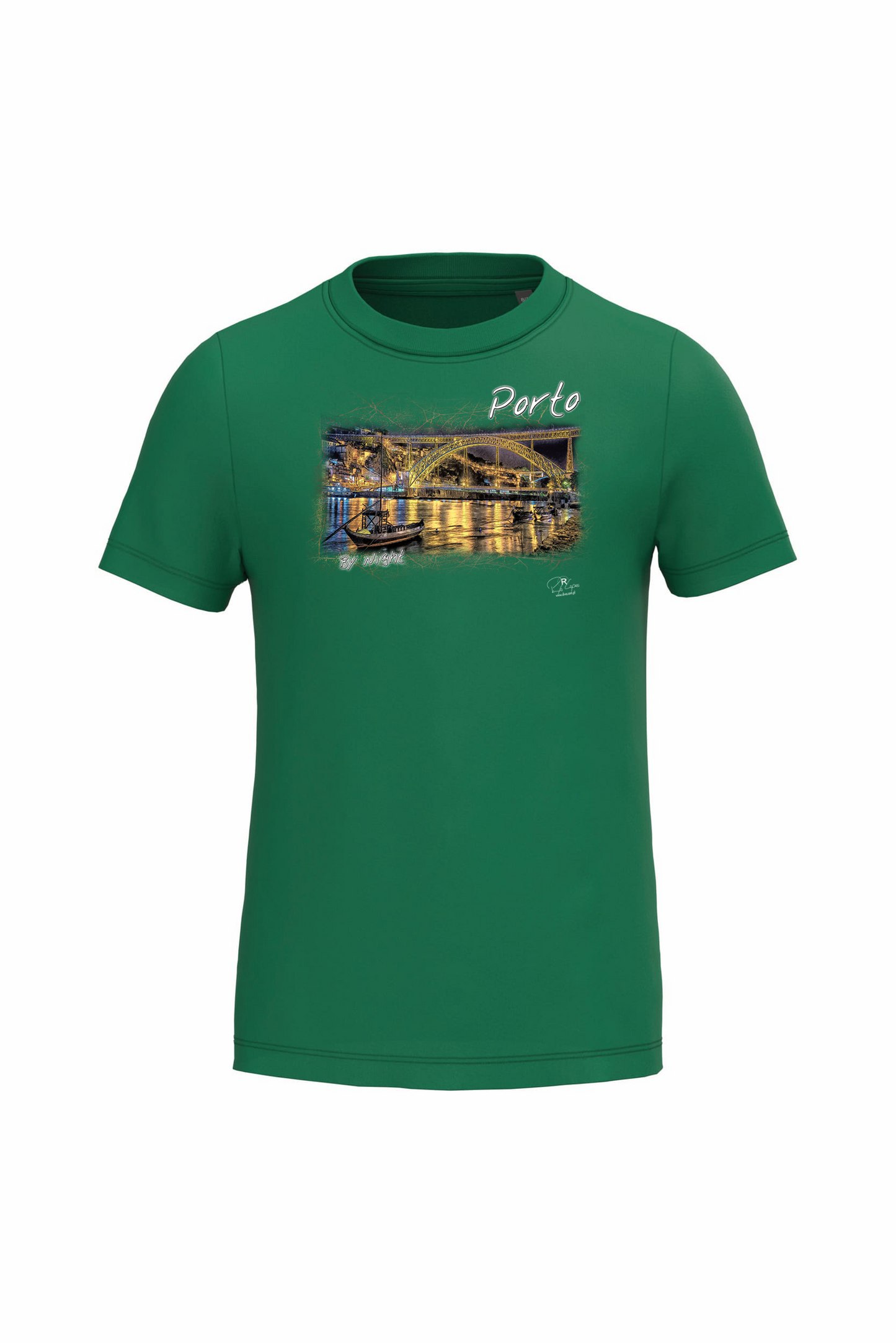 T-shirt de Criança Kariban Porto By Night