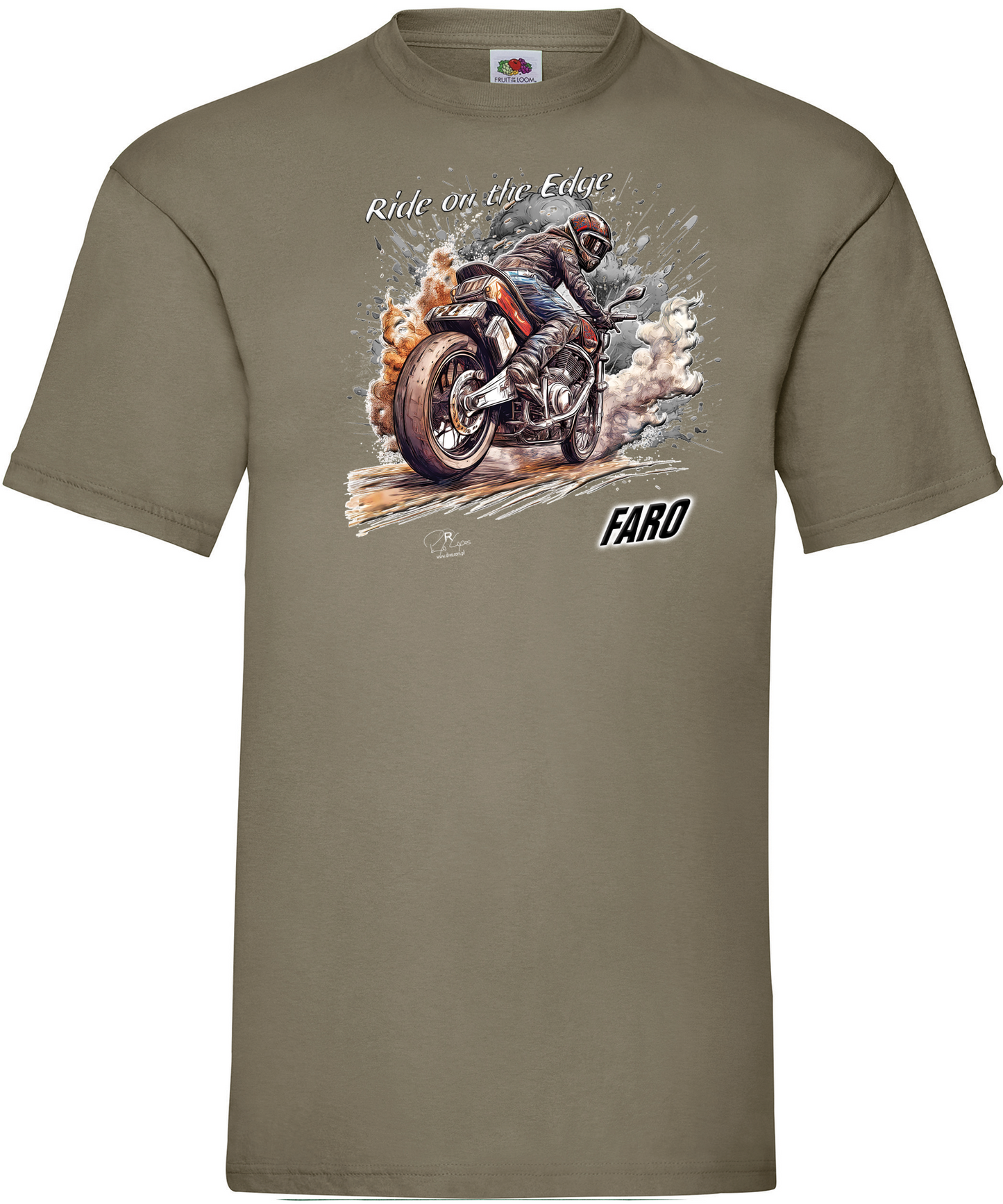 T-shirt Ride on the Edge Faro