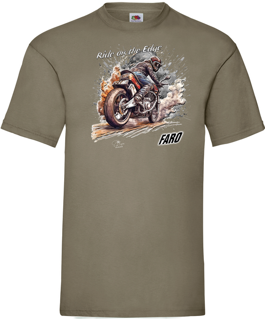 T-shirt Ride on the Edge Faro