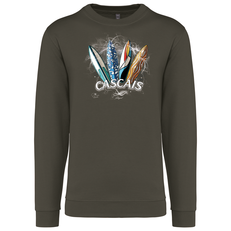 Sweatshirt Kariban sem Capuz Surfboards Cascais