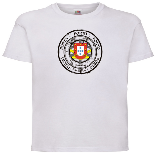 T-shirt Fruit of the Loom Kids Selo Escudo Porto