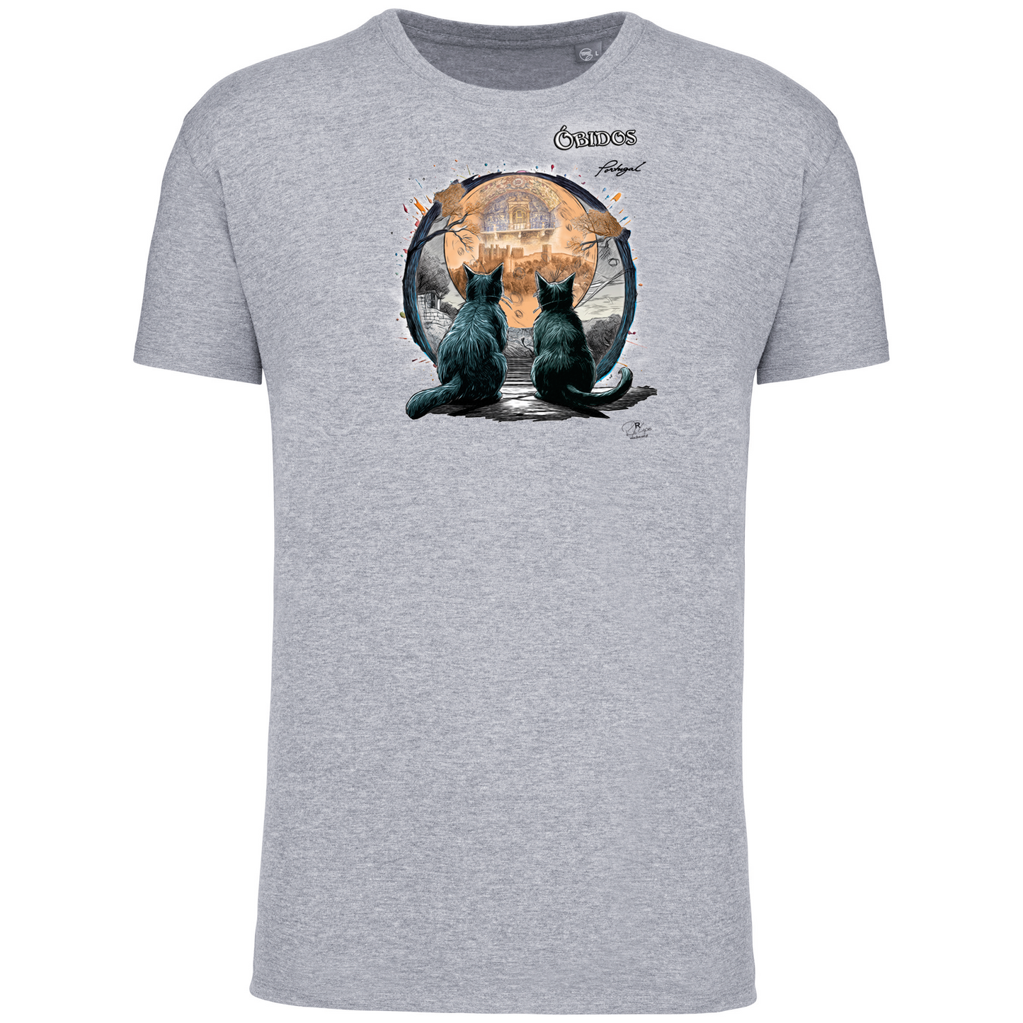 T-Shirt Algodão Biológico Luar Óbidos