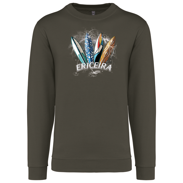 Sweatshirt Kariban sem Capuz Surfboards Ericeira