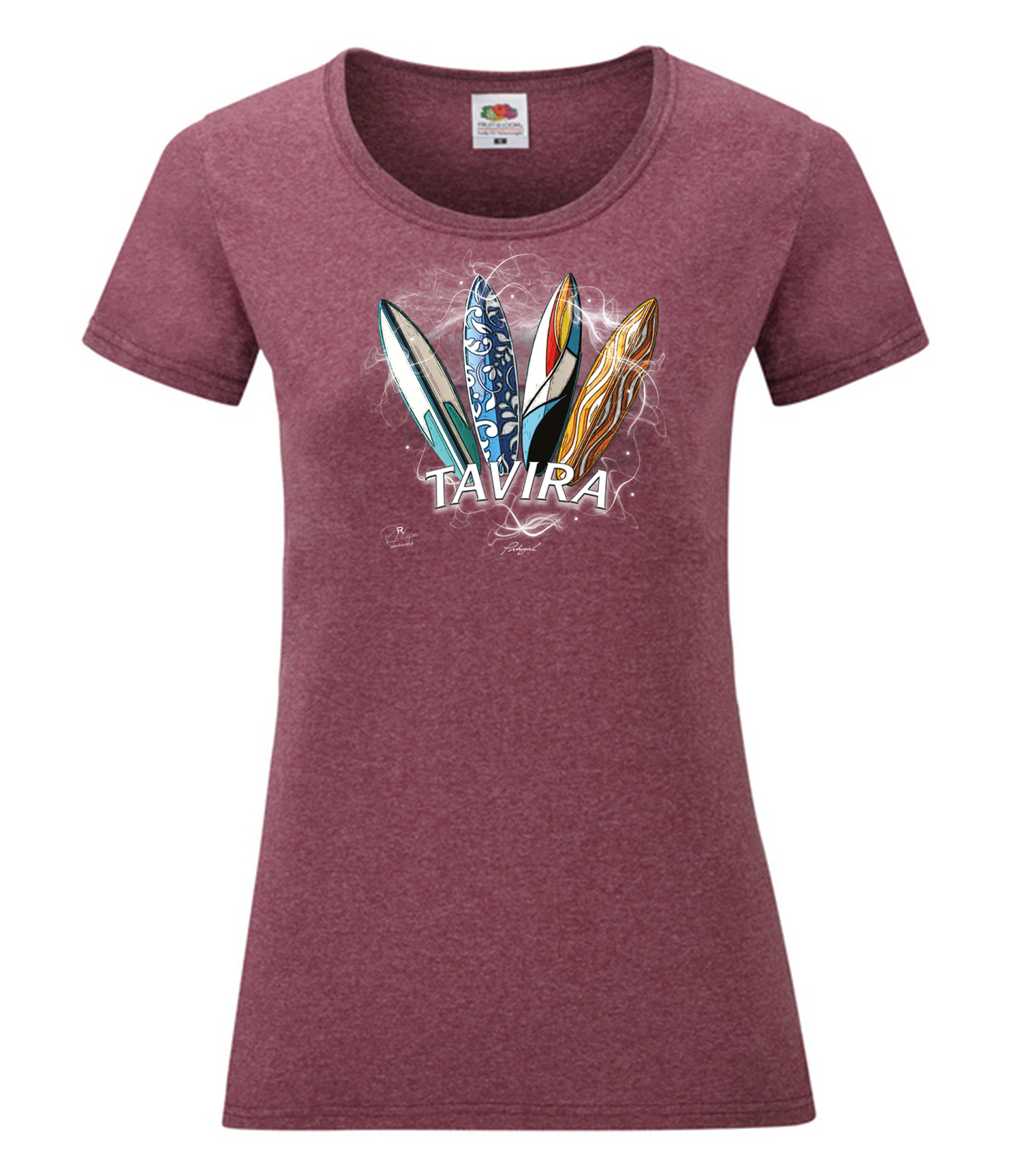 T-shirt Senhora Surfboards Tavira