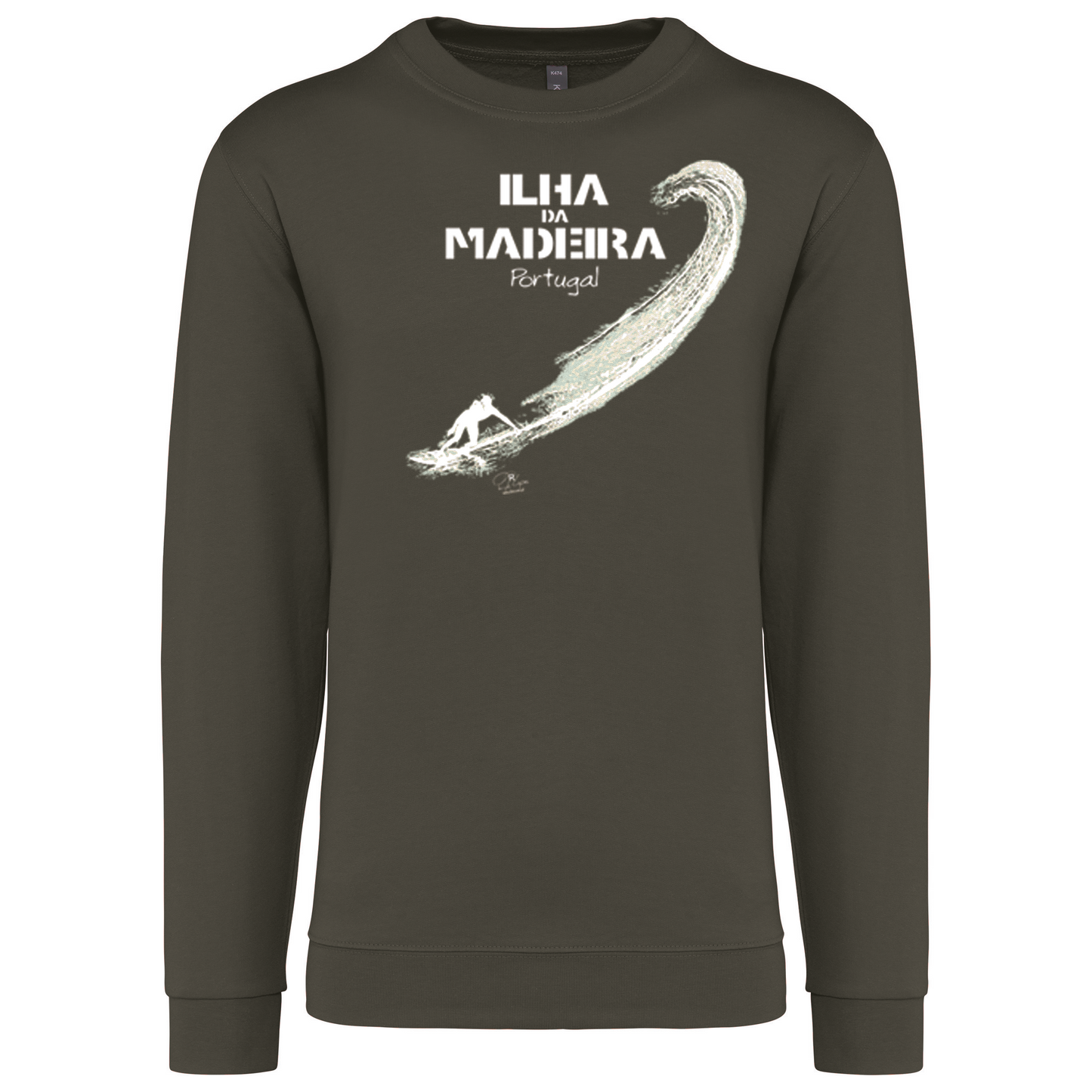 Sweatshirt Kariban sem Capuz Surf Ilha da Madeira