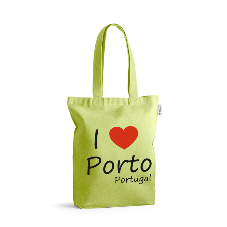 Sacos de Algodão Ecológico 220g I Love Porto