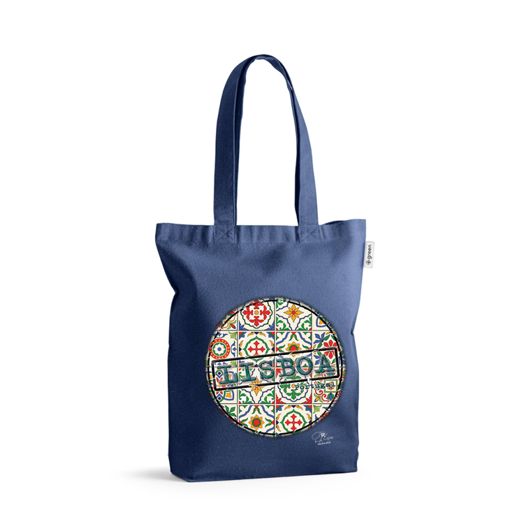 Sacos de Algodão Ecológico 220g Pin Lisboa