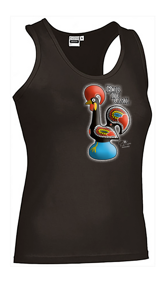 T-shirt Alças Senhora Galo de Barcelos