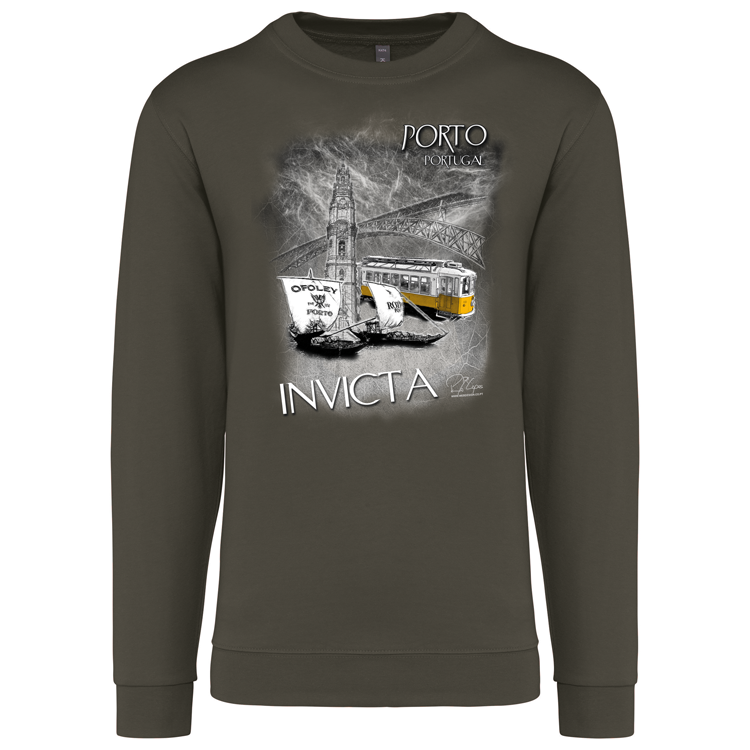 Sweatshirt Kariban sem Capuz Invicta