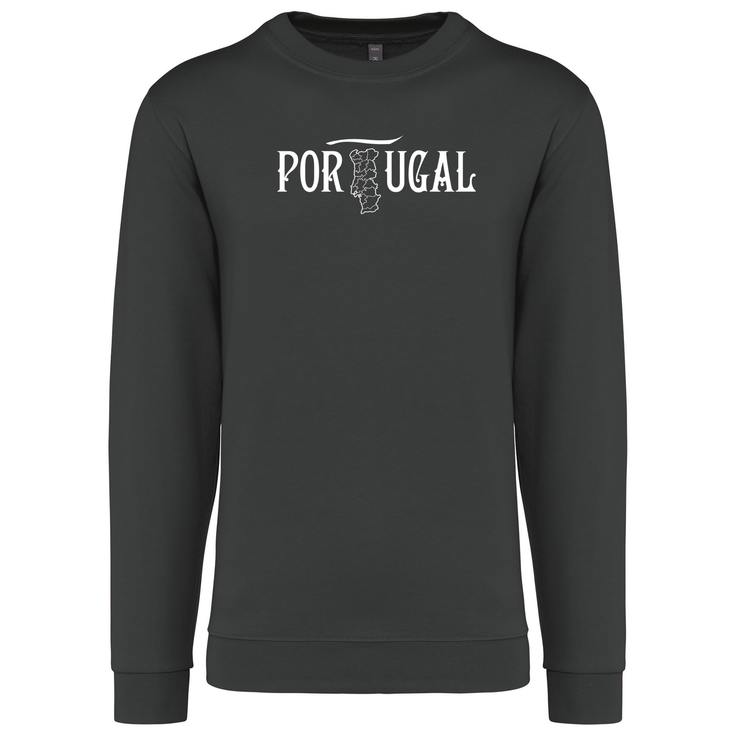 Sweatshirt Kariban sem Capuz Mapa de Portugal