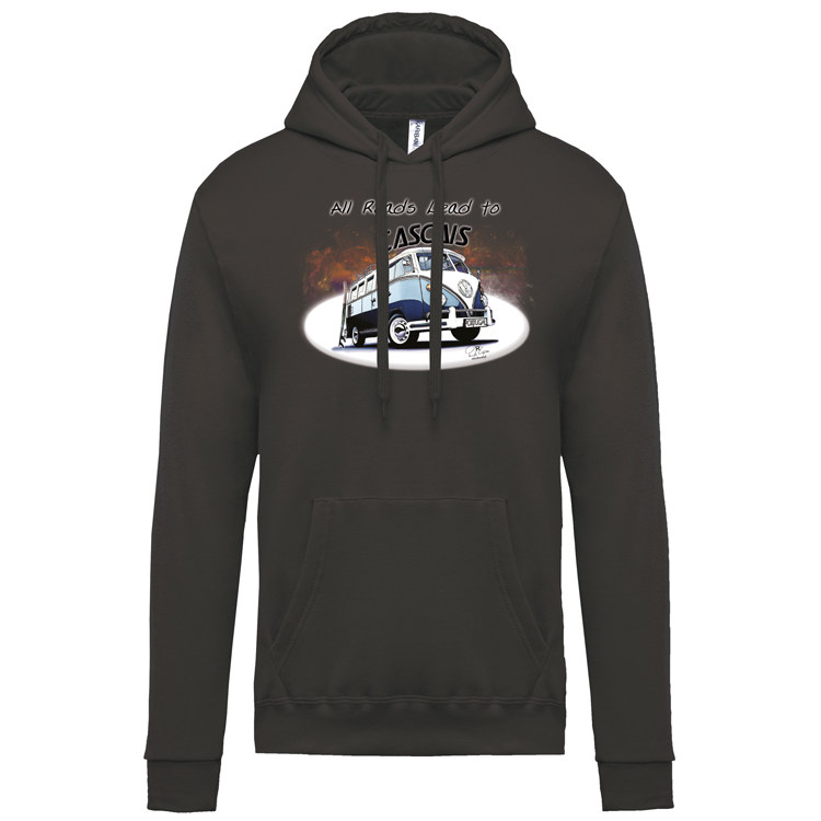 Sweatshirt Kariban com Capuz All Roads Lead to Cascais