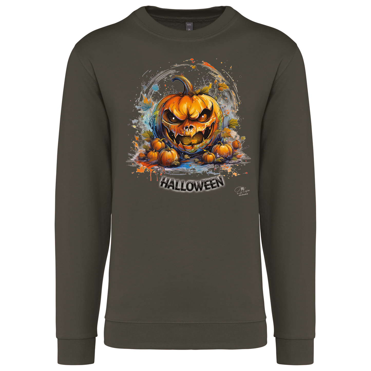 Sweatshirt Kariban sem Capuz Abóbora