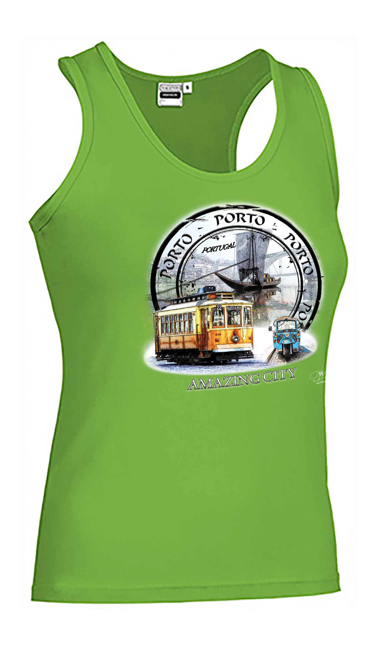 T-shirt Alças Senhora Amazing City Porto