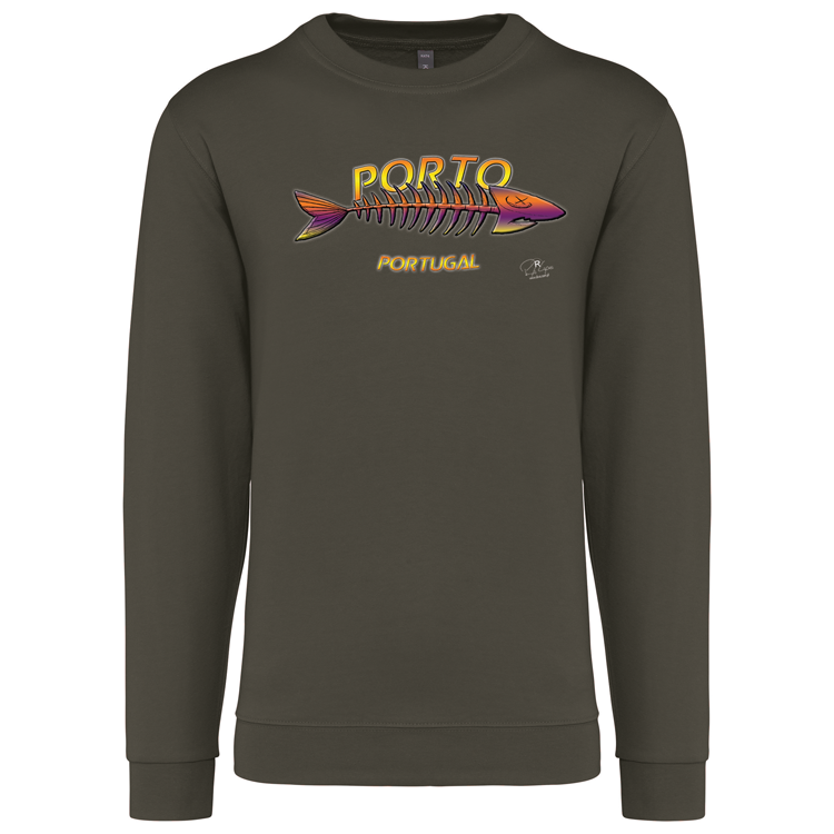 Sweatshirt Kariban sem Capuz Espinha Porto