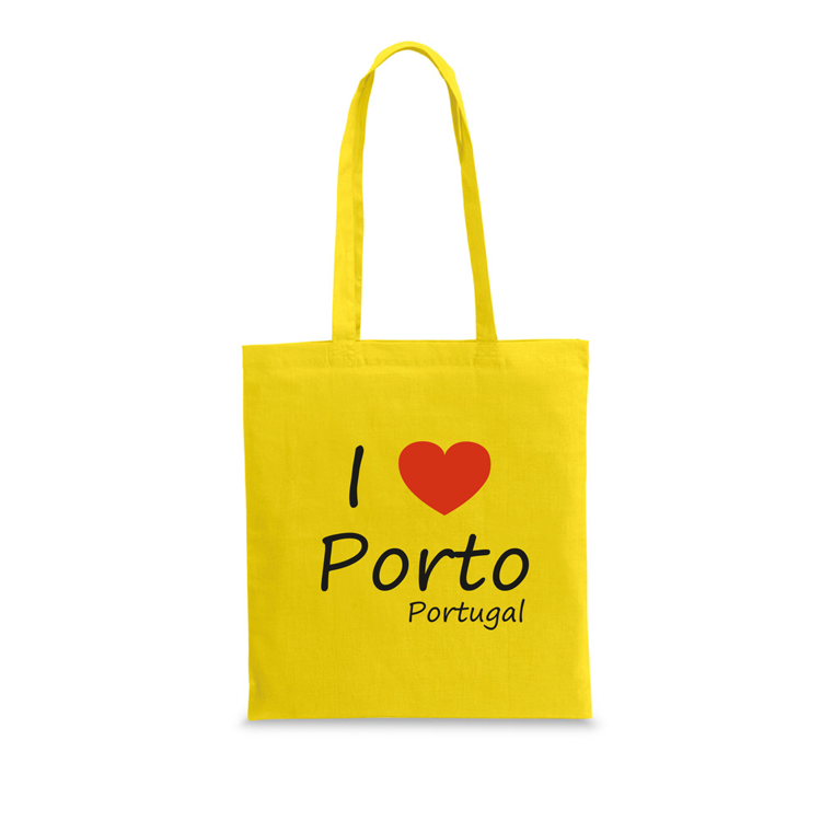Saco Algodão 140g I Love Porto