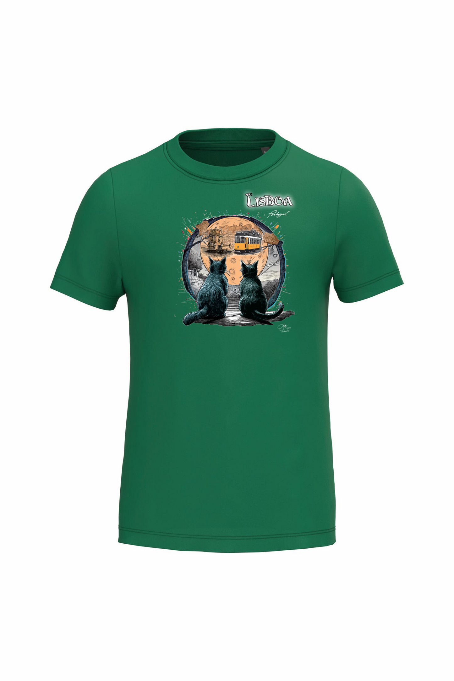 T-shirt de Criança Kariban Luar Lisboa