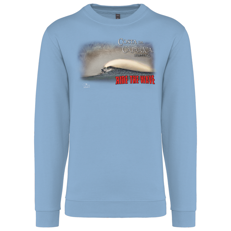 Sweatshirt Kariban sem Capuz Ride the Wave Costa da Caparica