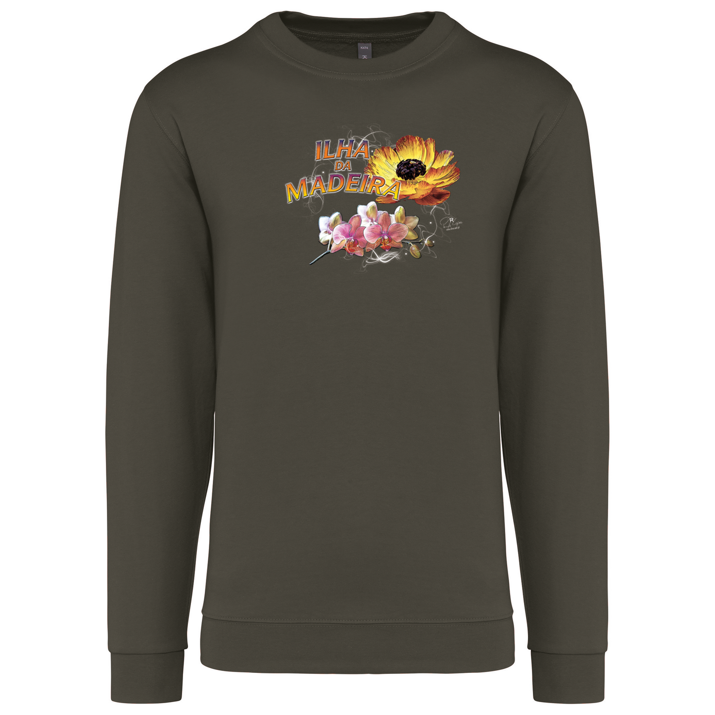 Sweatshirt Kariban sem Capuz Madeira Flowers