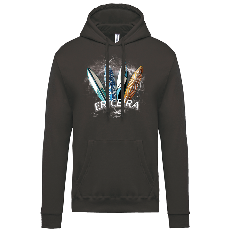 Sweatshirt Kariban com Capuz Surfboards Ericeira