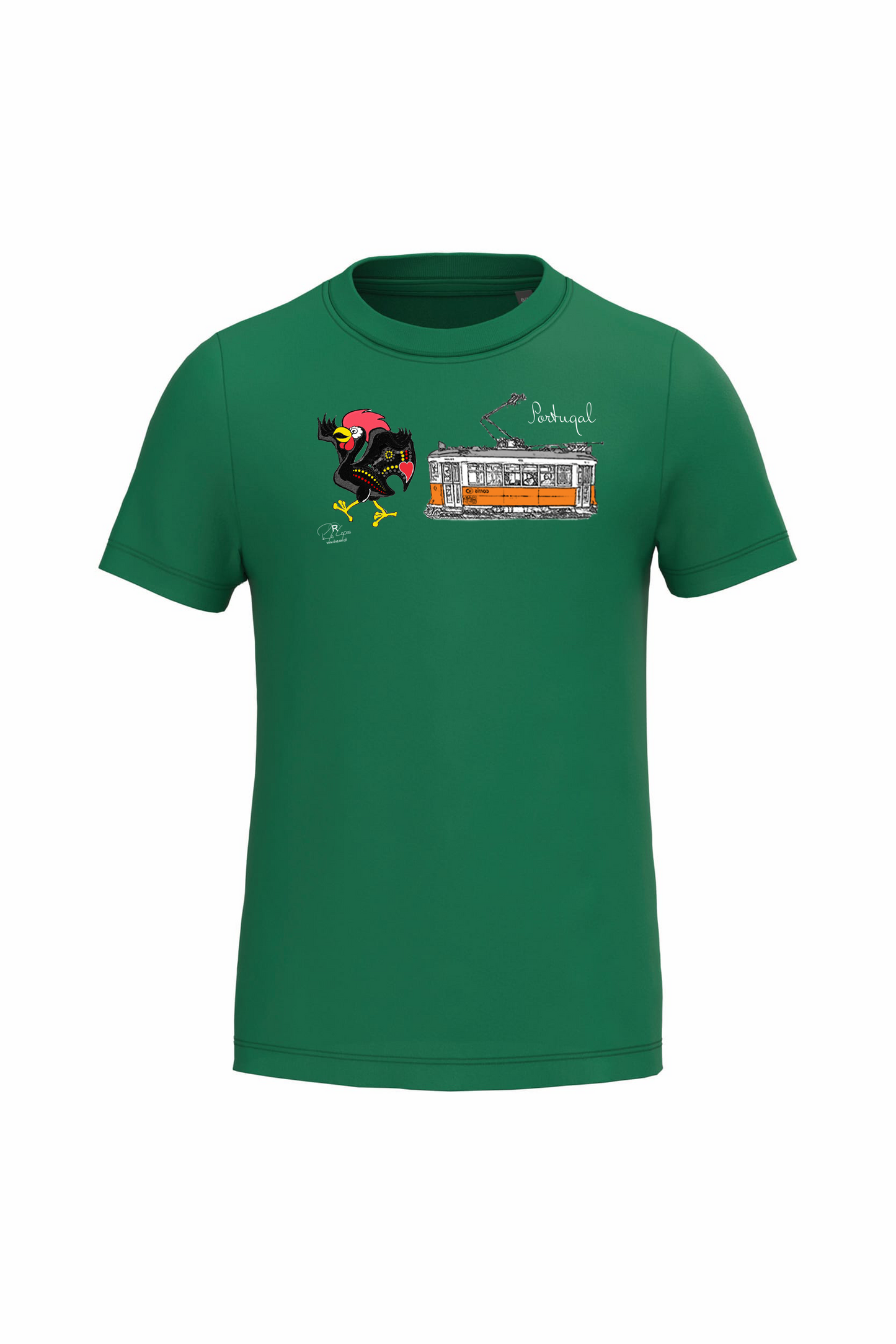 T-shirt de Criança Kariban Galo + E Portugal