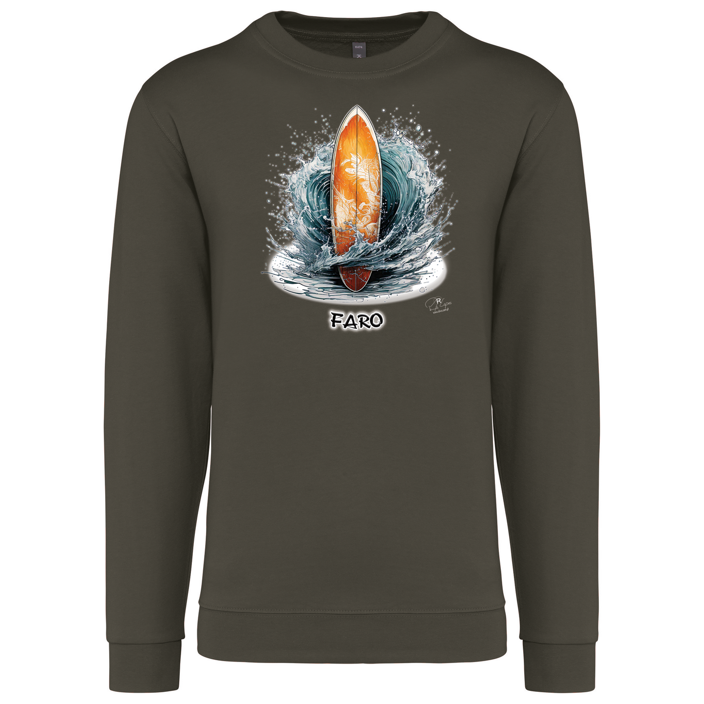 Sweatshirt Kariban sem Capuz Prancha Faro