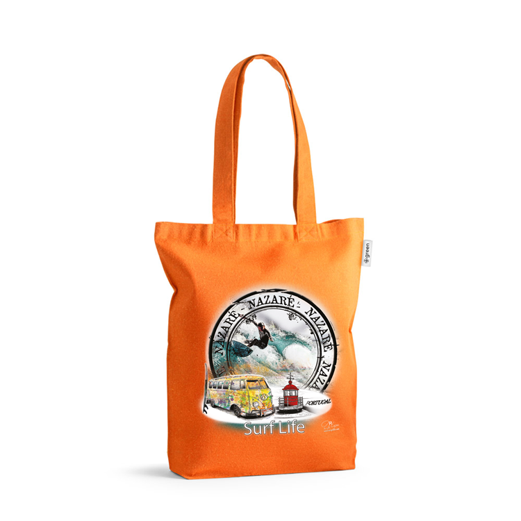 Sacos de Algodão Ecológico 220g Surf Life Nazaré