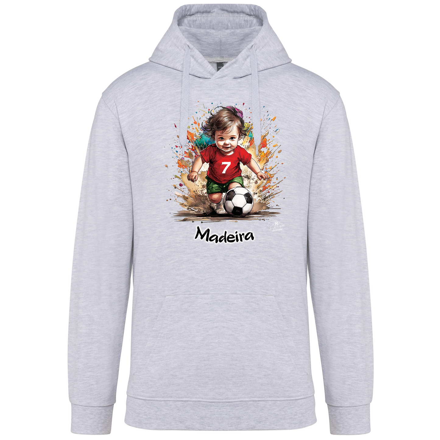 Sweatshirt Kariban com Capuz 7 Madeira