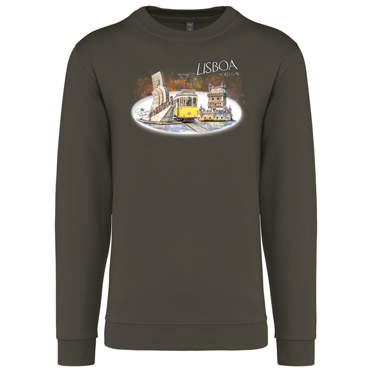 Sweatshirt Kariban sem Capuz Monumentos Belém