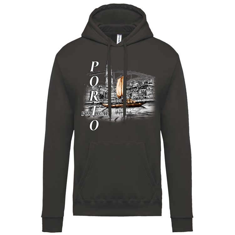 Sweatshirt Kariban com Capuz Ribeira