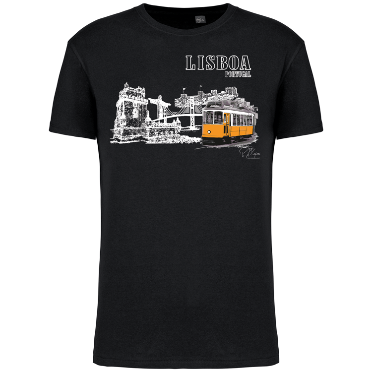 T-Shirt Algodão Biológico Monumentos Lisboa