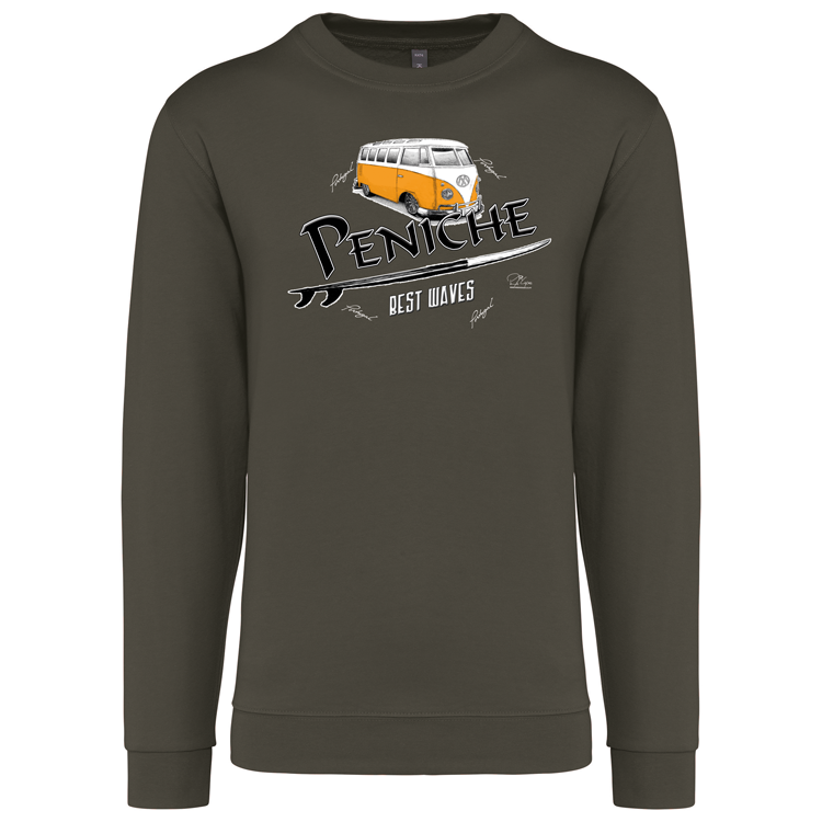 Sweatshirt Kariban sem Capuz Pão de Forma Peniche