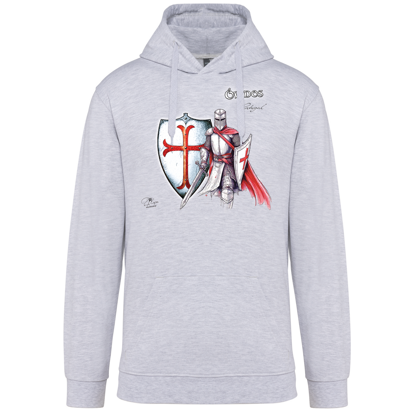 Sweatshirt Kariban com Capuz Templário Óbidos
