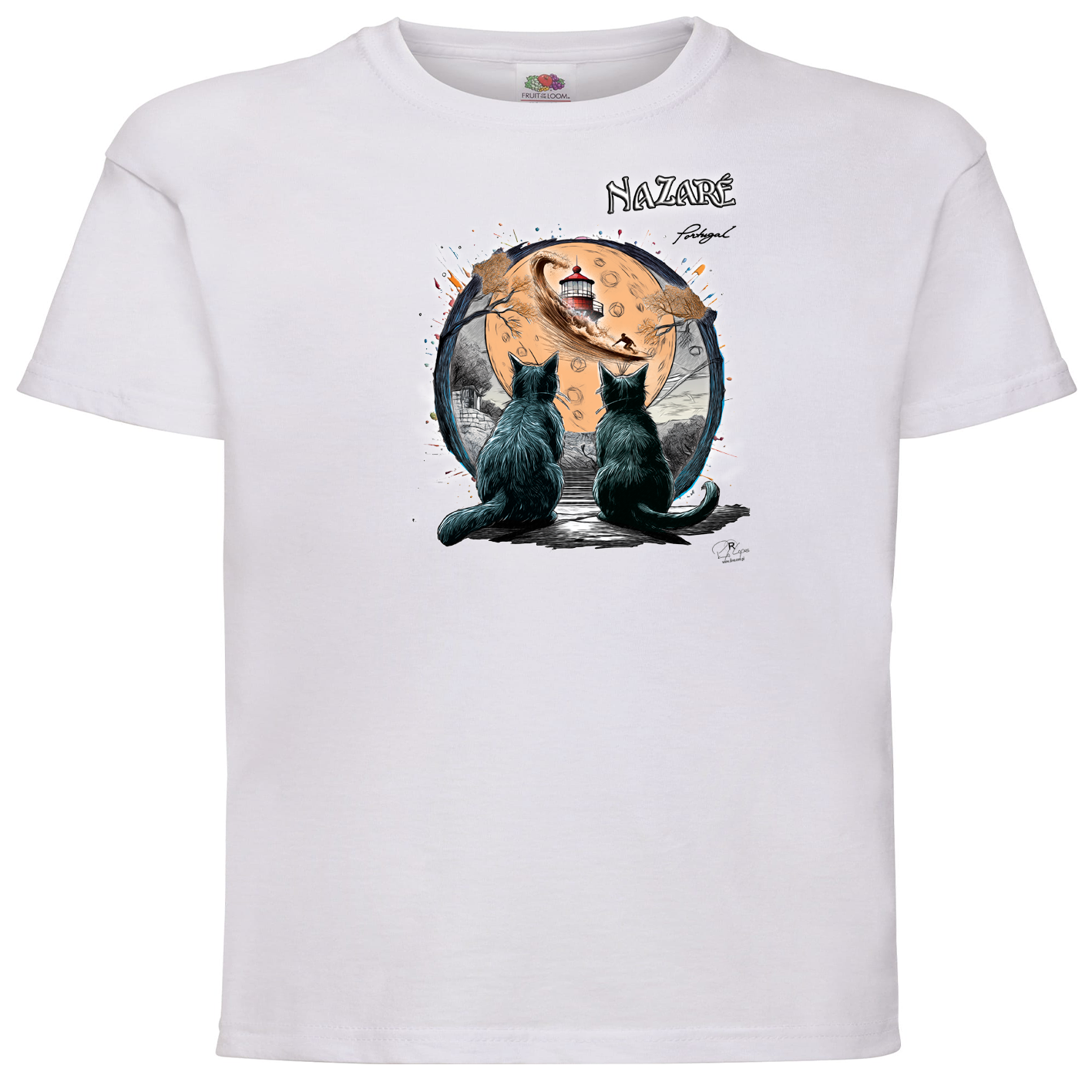 T-shirt Fruit of the Loom Kids Luar Nazaré