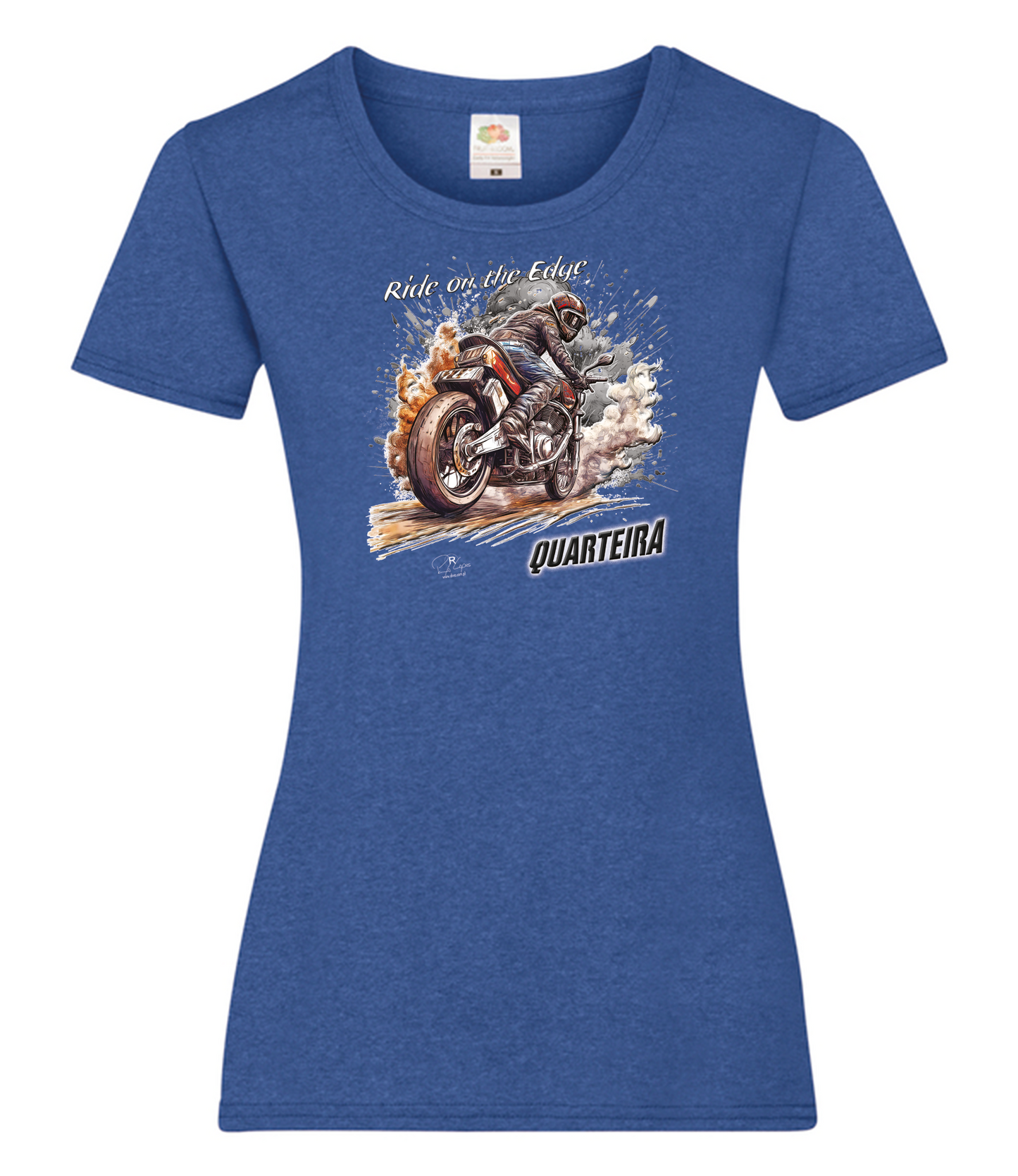 T-shirt Senhora Ride on the Edge Quarteira