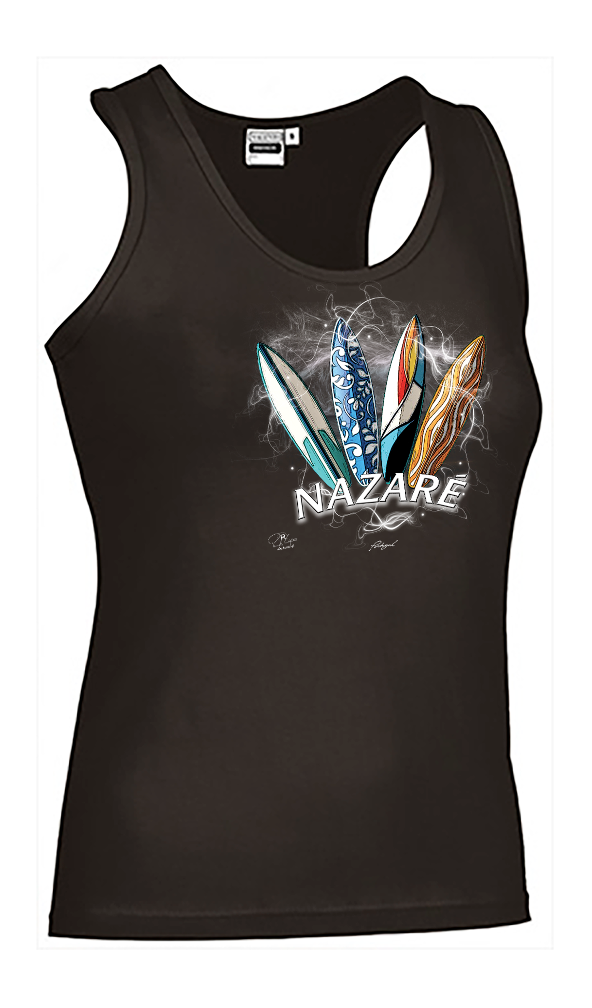 T-shirt Alças Senhora Surfboards Nazaré