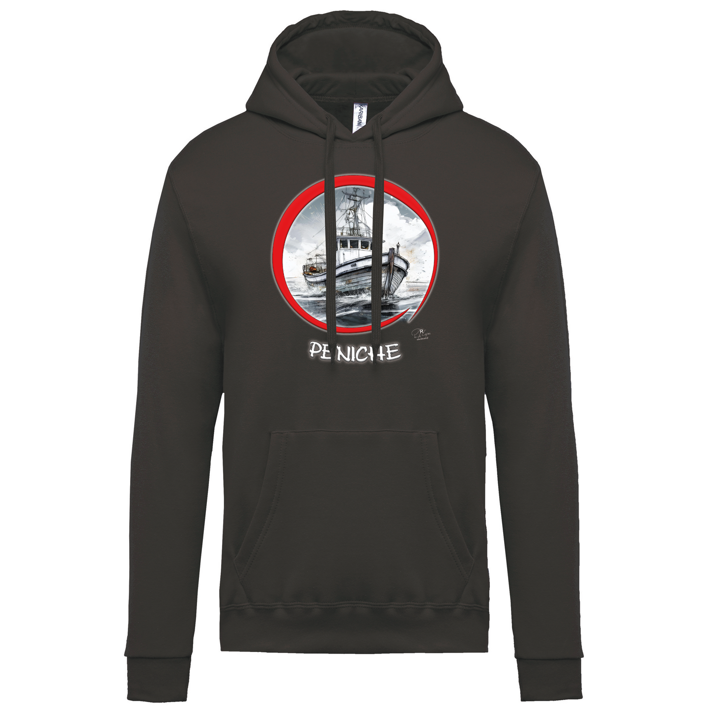 Sweatshirt Kariban com Capuz Traineira Peniche